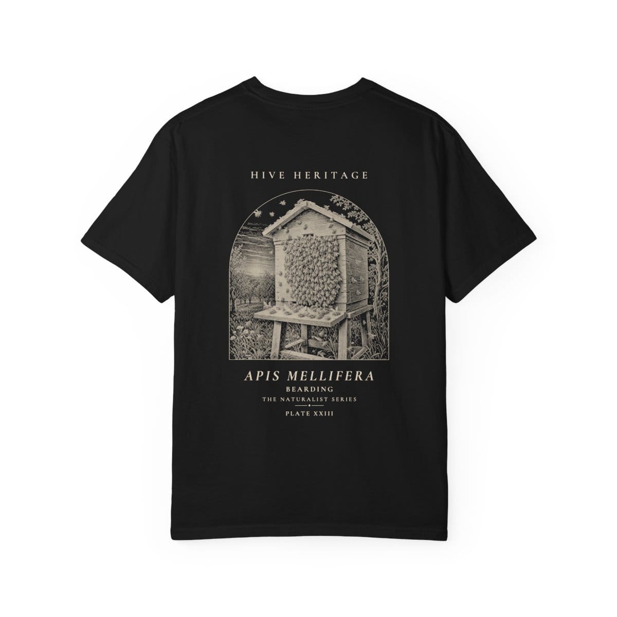 Bearding - Naturalist Heavyweight T-Shirt in Black
