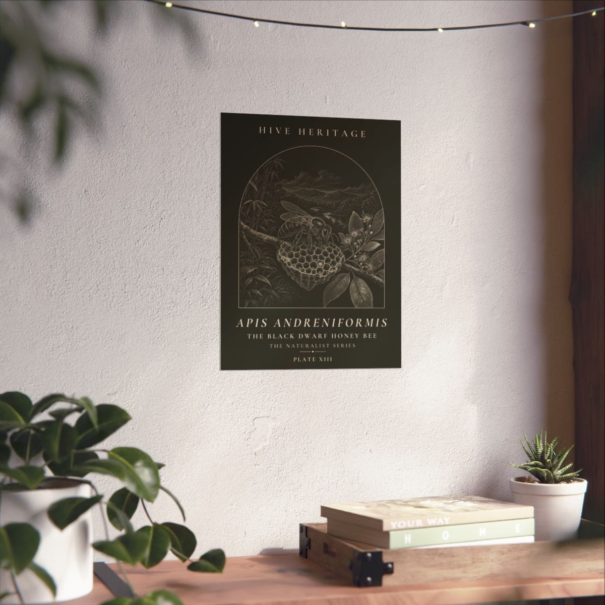 The Black Dwarf Honey Bee Naturalist Print