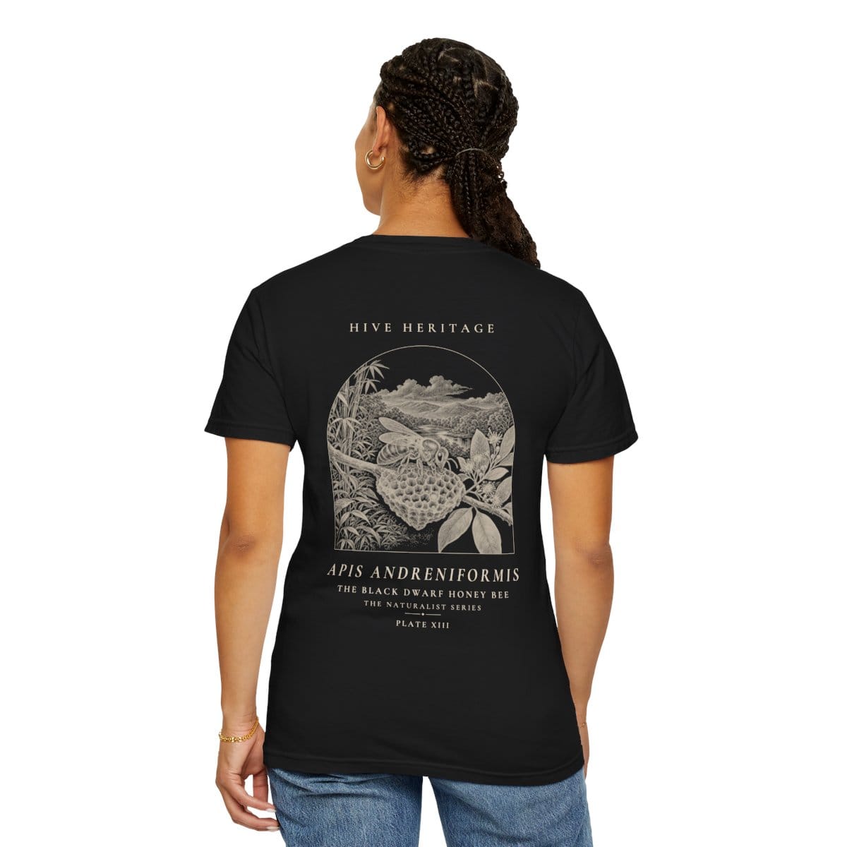 The Black Dwarf Honey Bee - Naturalist Heavyweight T-Shirt photograph 3