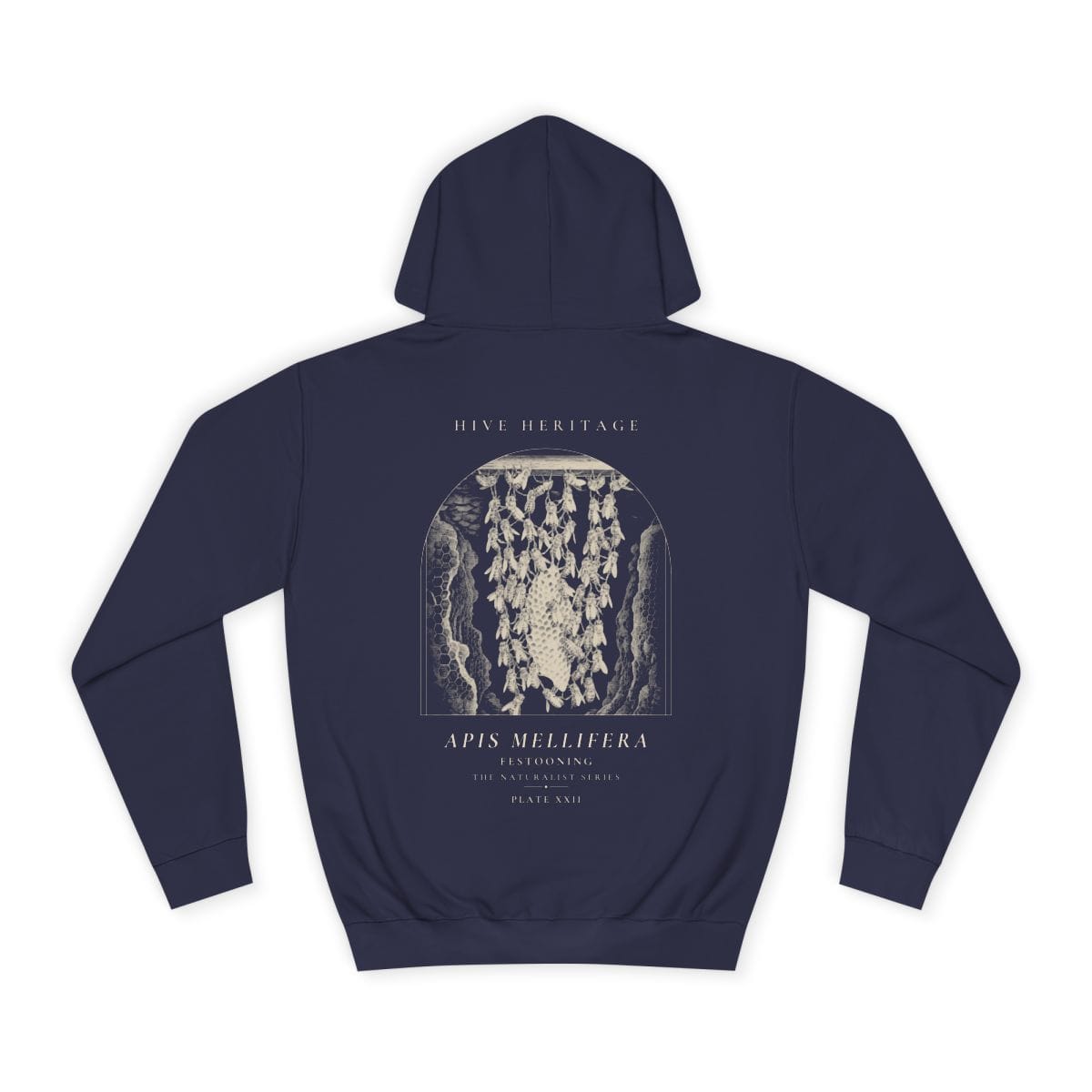 Festooning - Naturalist Heavyweight Hoodie in Oxford Navy