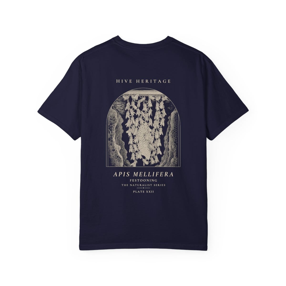 Festooning - Naturalist Heavyweight T-Shirt in True Navy