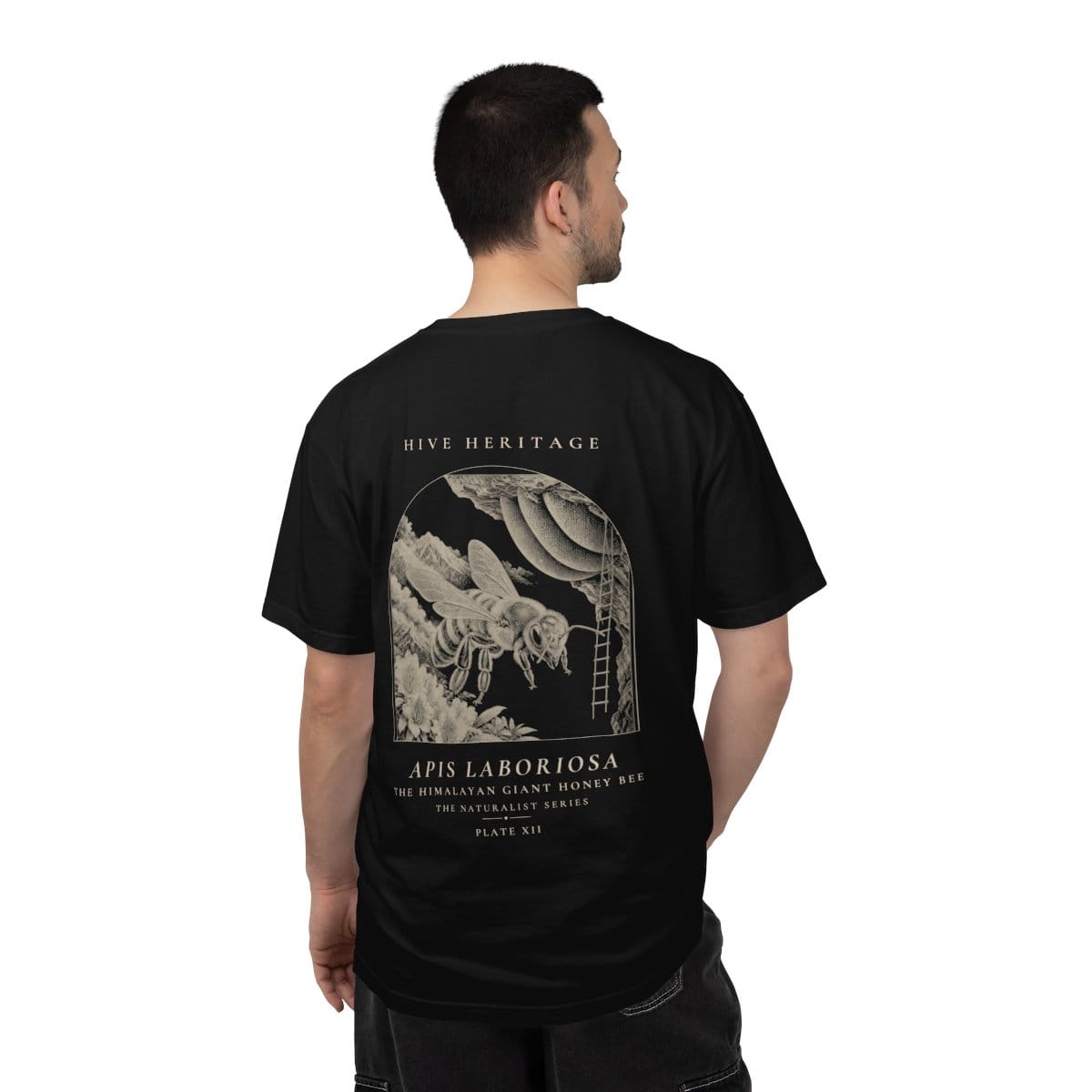 The Himalayan Giant Honey Bee - Naturalist Heavyweight T-Shirt photograph 2
