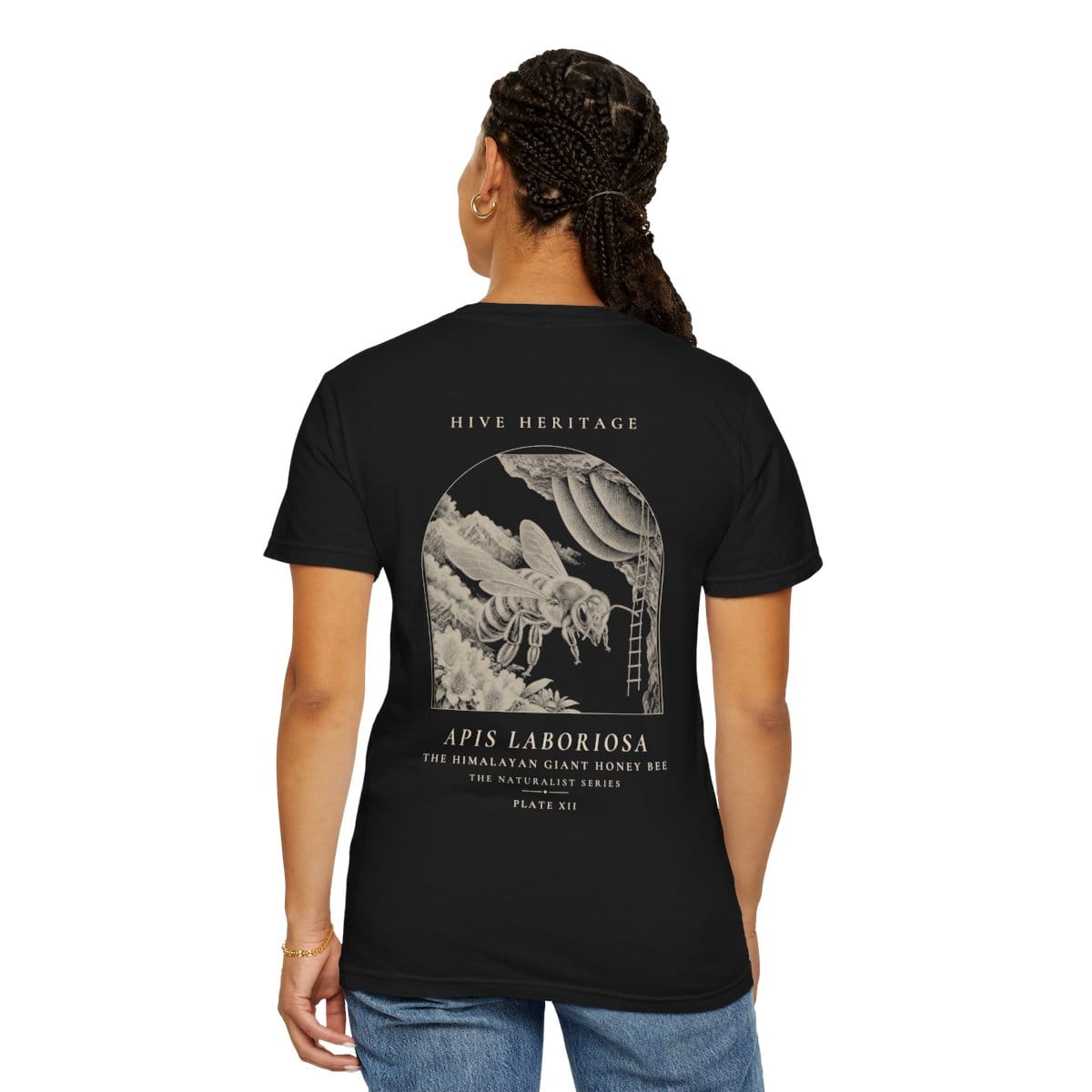 The Himalayan Giant Honey Bee - Naturalist Heavyweight T-Shirt photograph 3