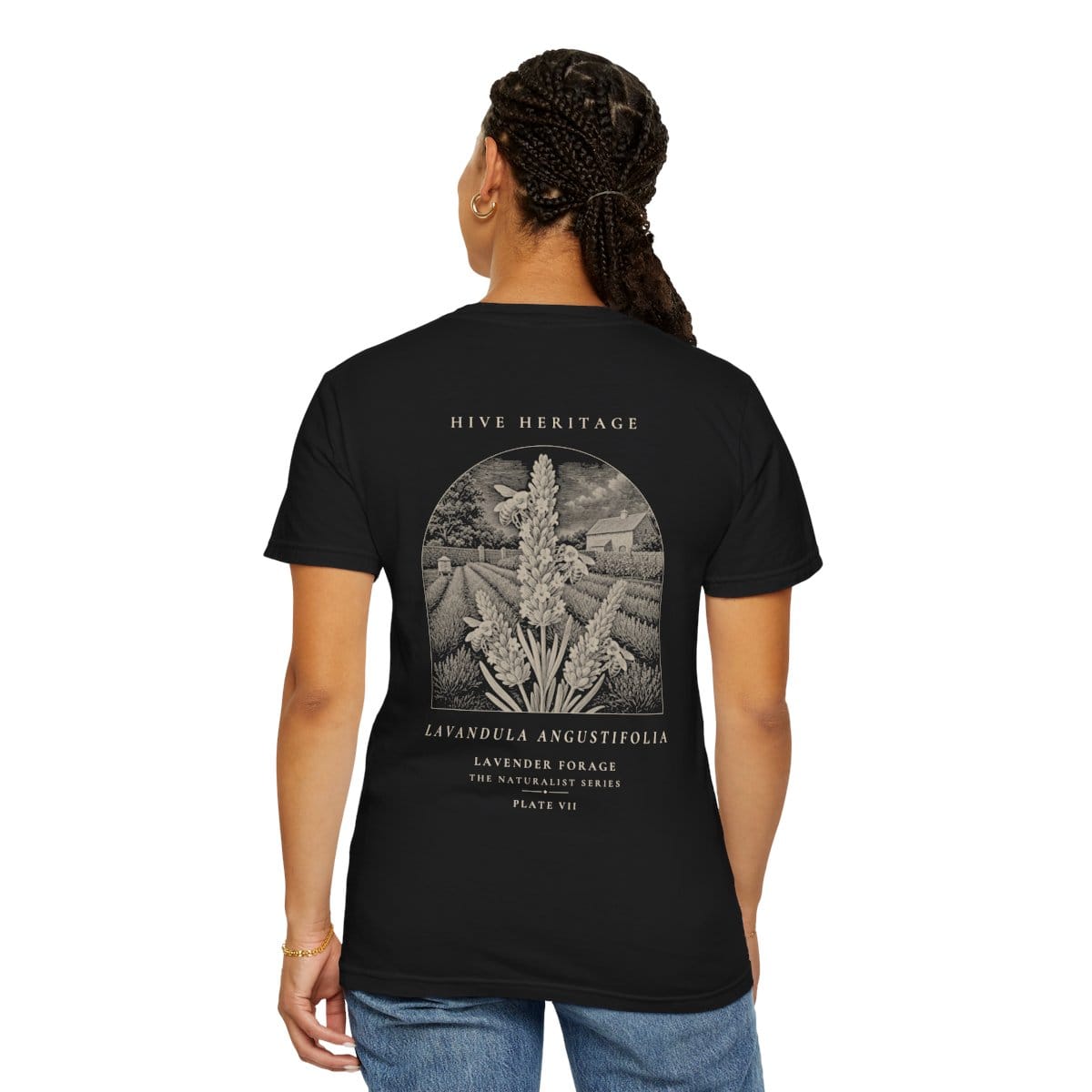 Lavender Forage - Naturalist Heavyweight T-Shirt photograph 3