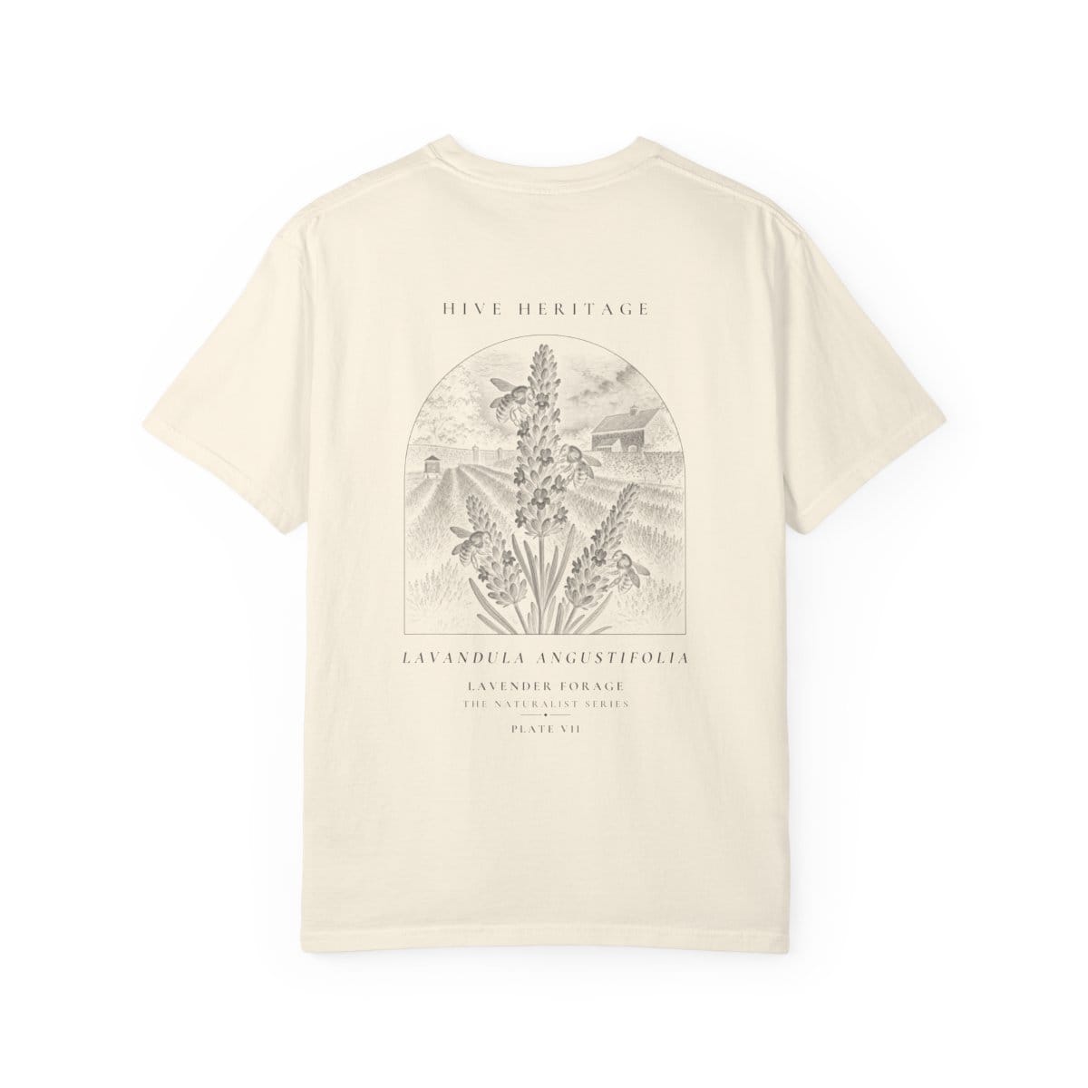 Lavender Forage - Naturalist Heavyweight T-Shirt in Ivory