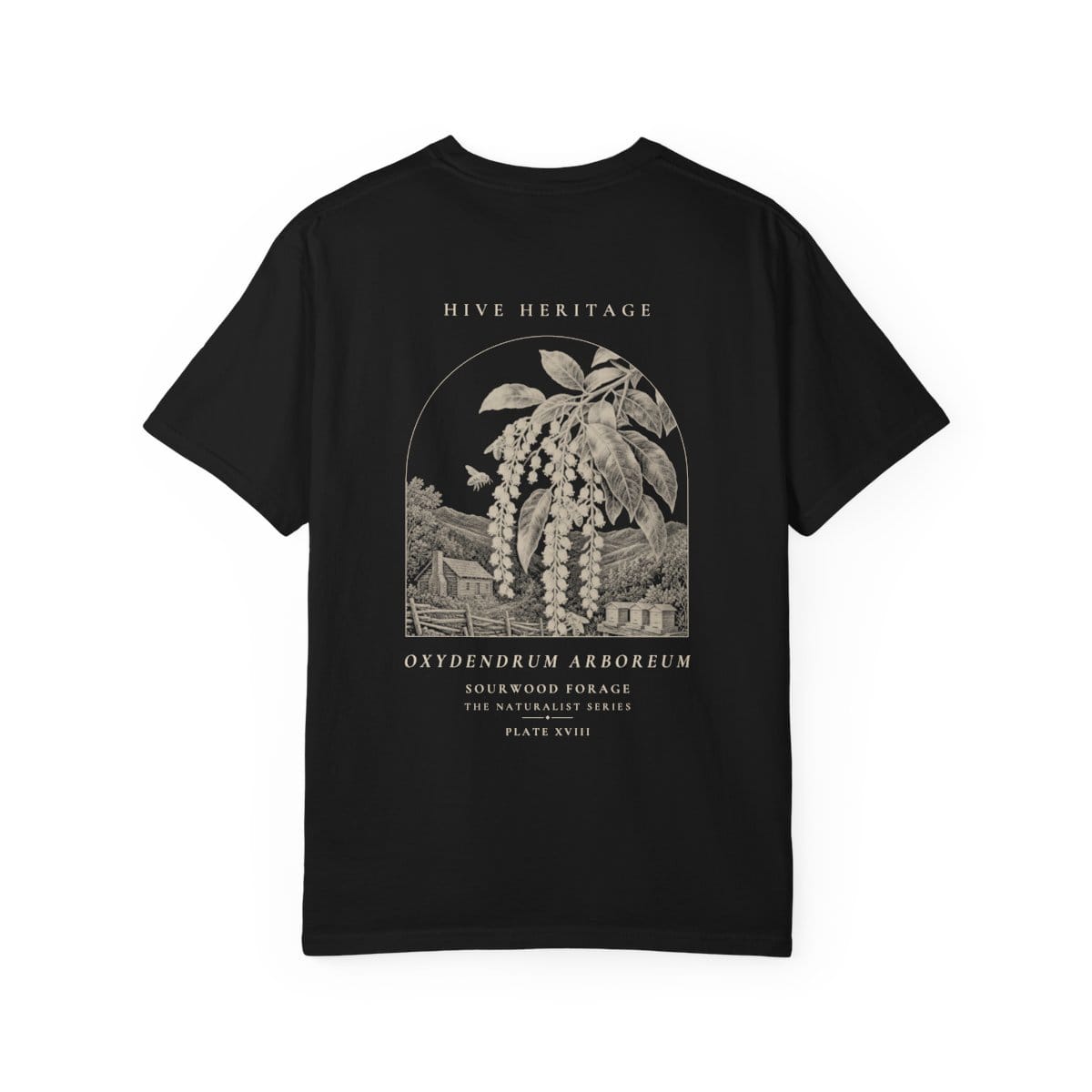 Sourwood Forage - Naturalist Heavyweight T-Shirt · Black / S