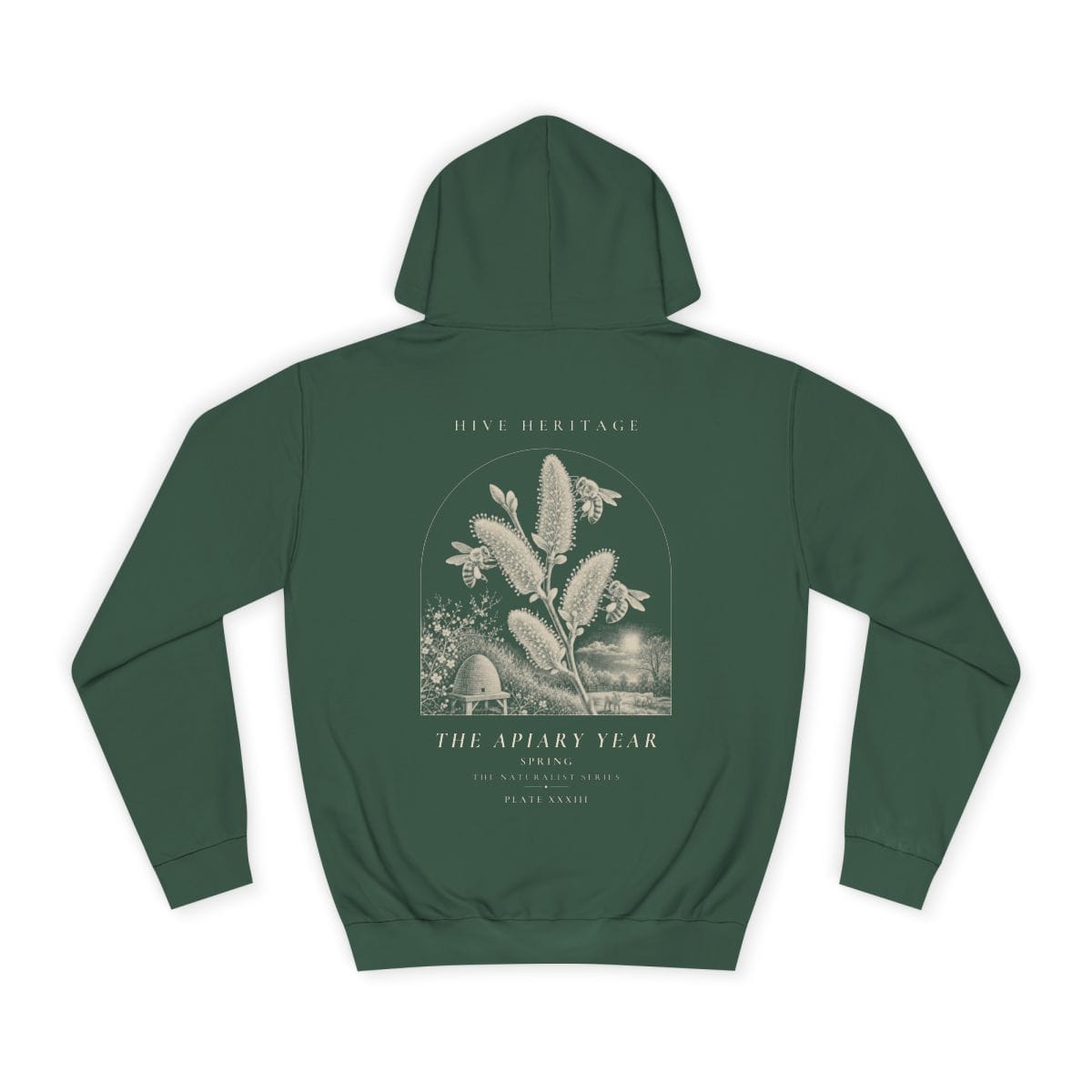 Spring - Naturalist Heavyweight Hoodie in Bottle Green