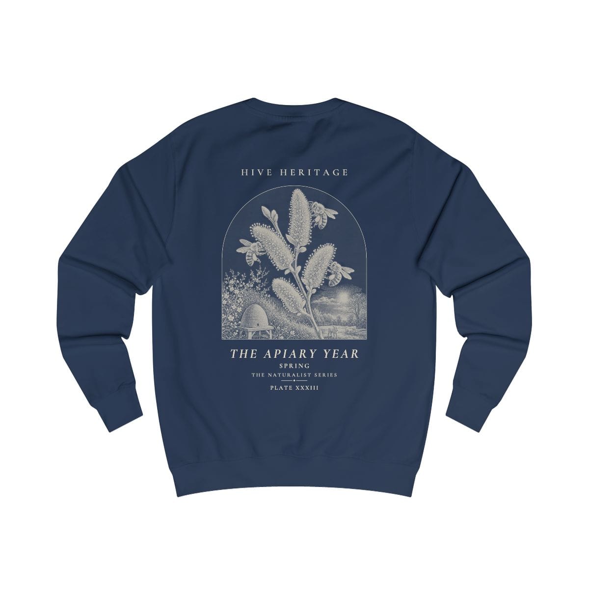 Spring - Naturalist Crew Sweatshirt in Oxford Navy