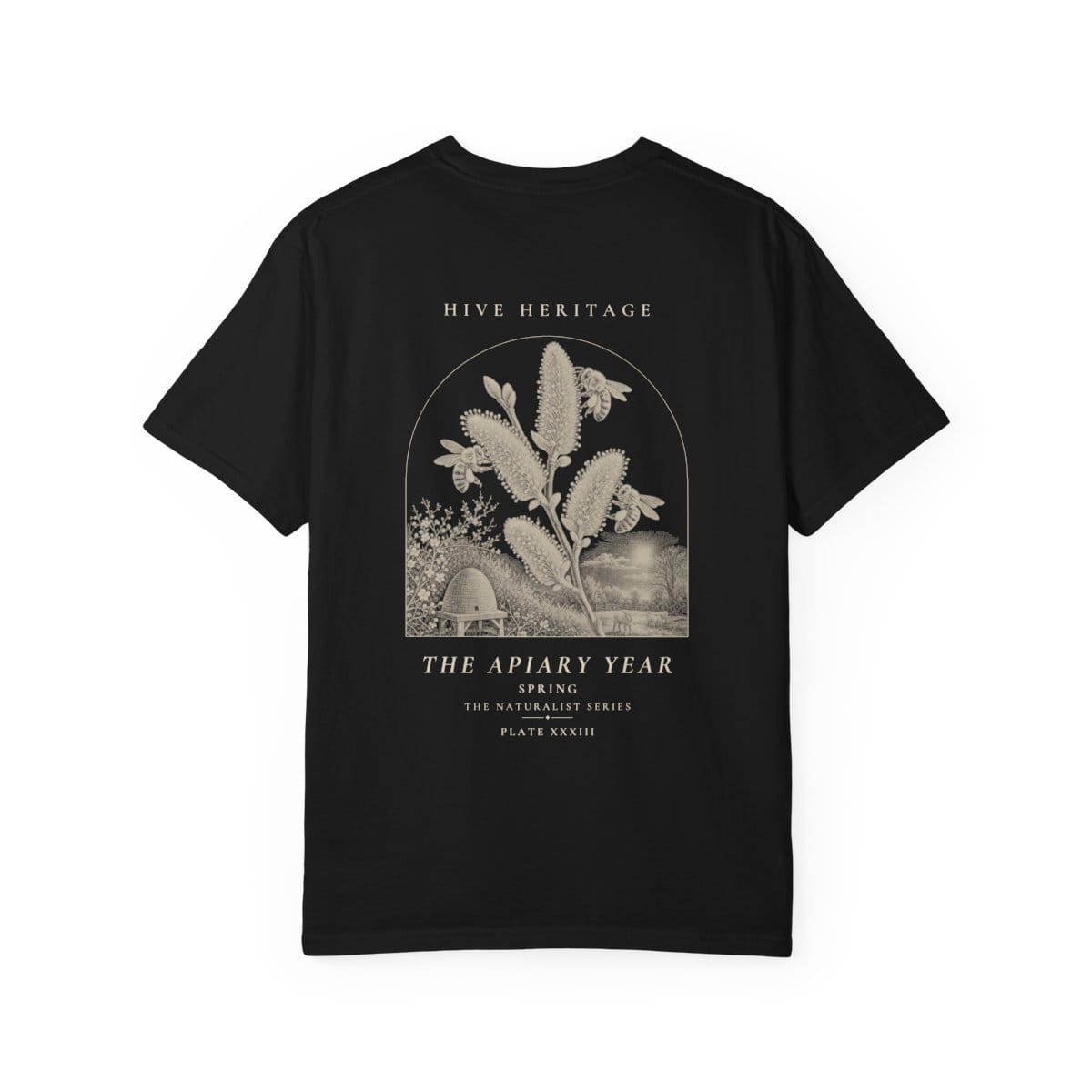 Spring - Naturalist Heavyweight T-Shirt in Black