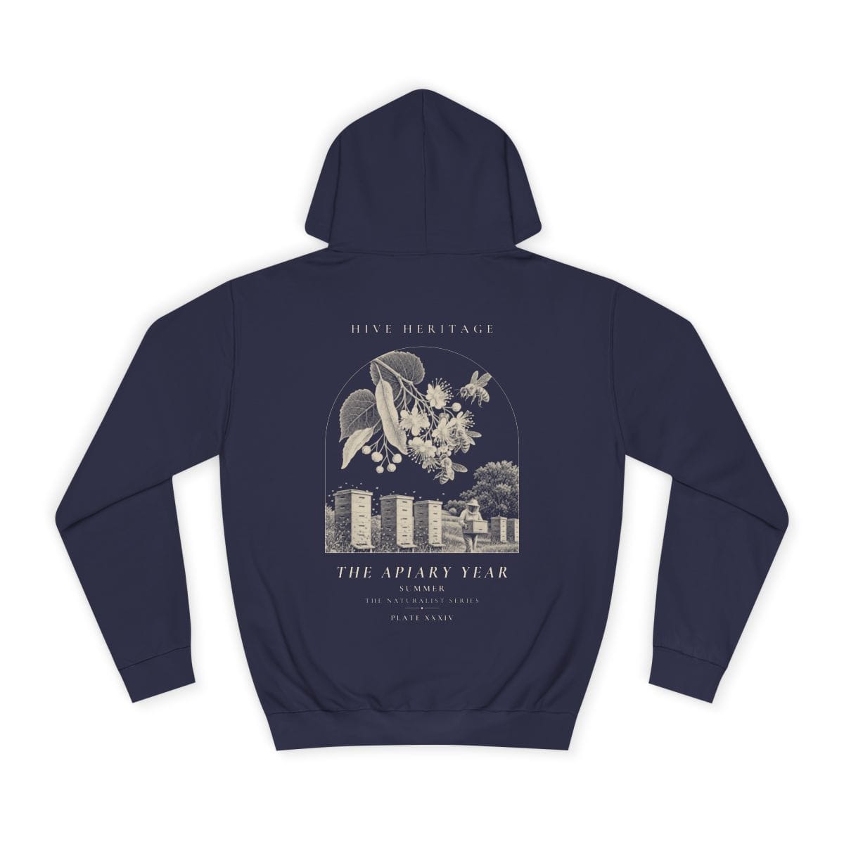 Summer - Naturalist Heavyweight Hoodie in Oxford Navy