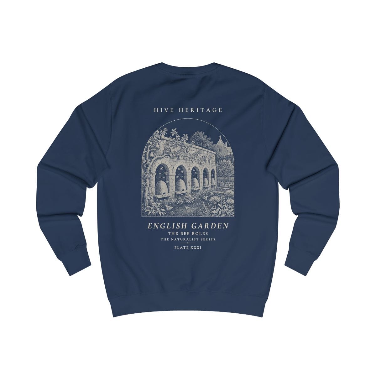 The Bee Boles - Naturalist Crew Sweatshirt in Oxford Navy