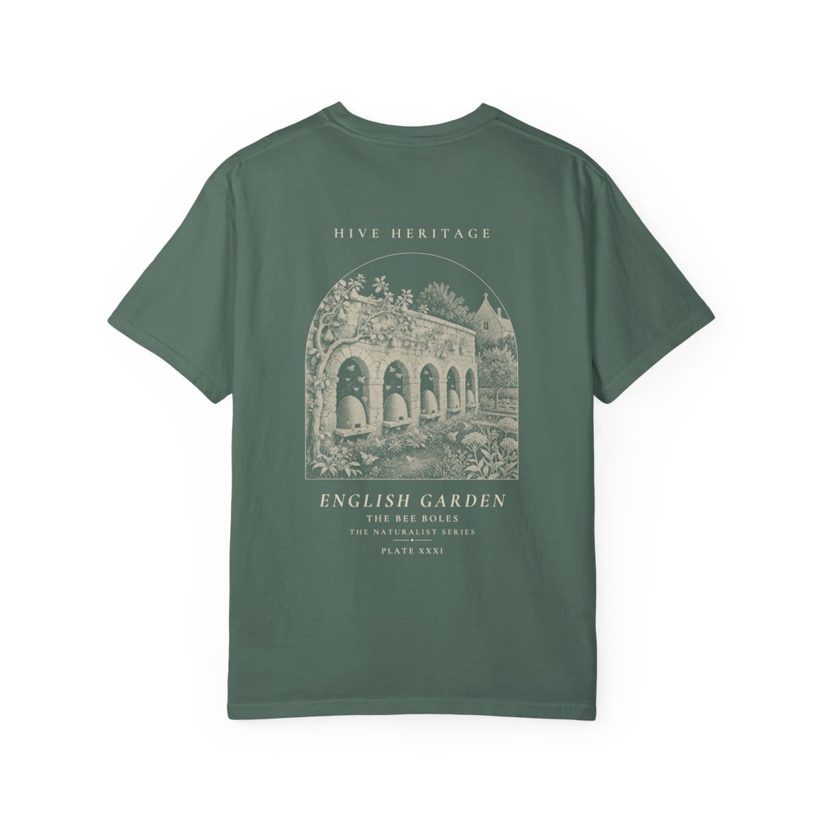 The Bee Boles - Naturalist Heavyweight T-Shirt in Blue Spruce