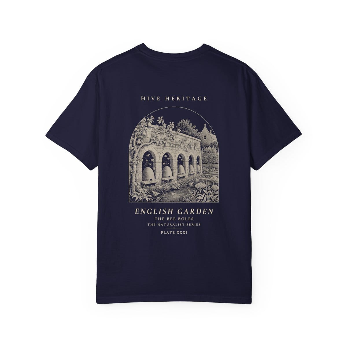 The Bee Boles - Naturalist Heavyweight T-Shirt in True Navy