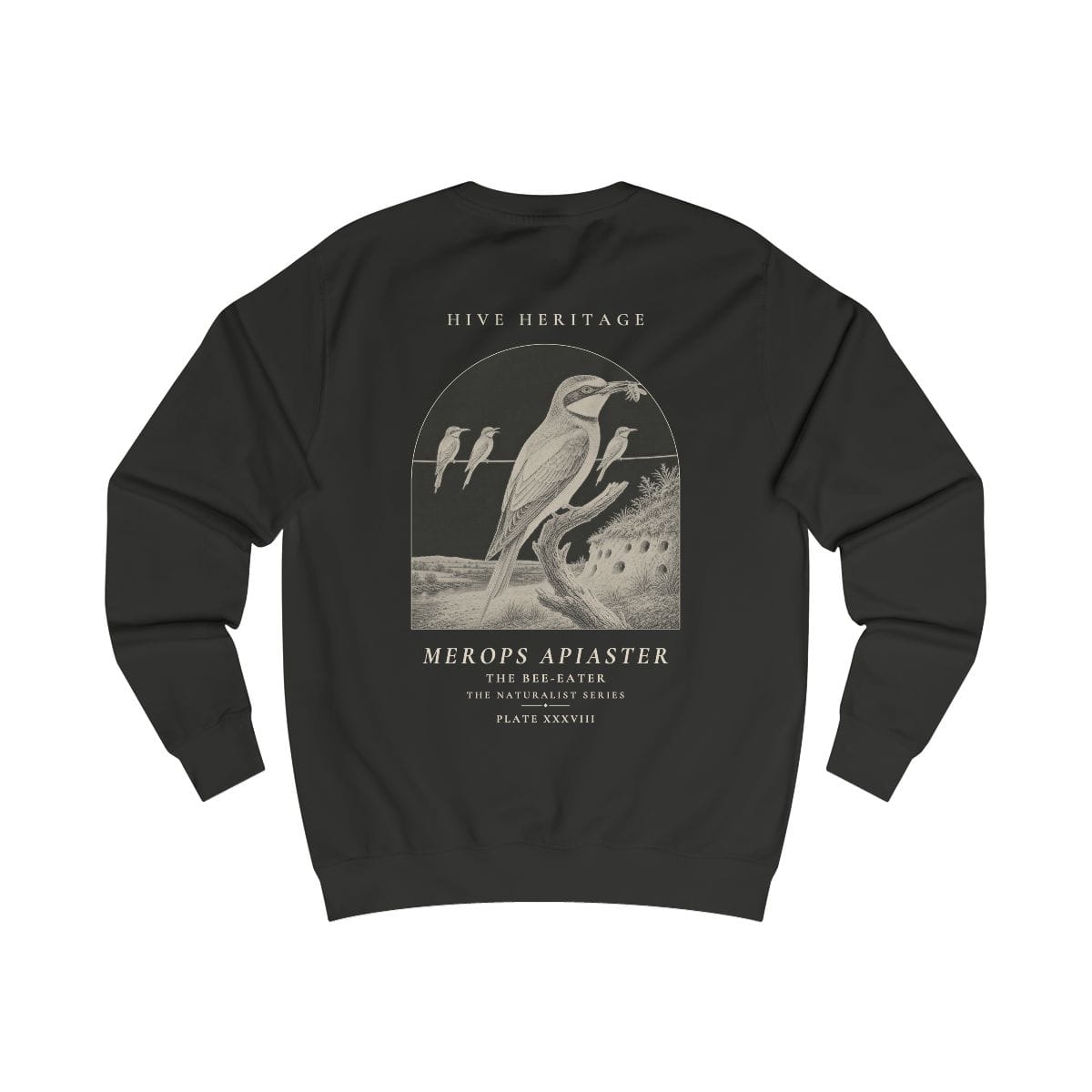 The Bee-Eater - Naturalist Crew Sweatshirt · Jet Black / S