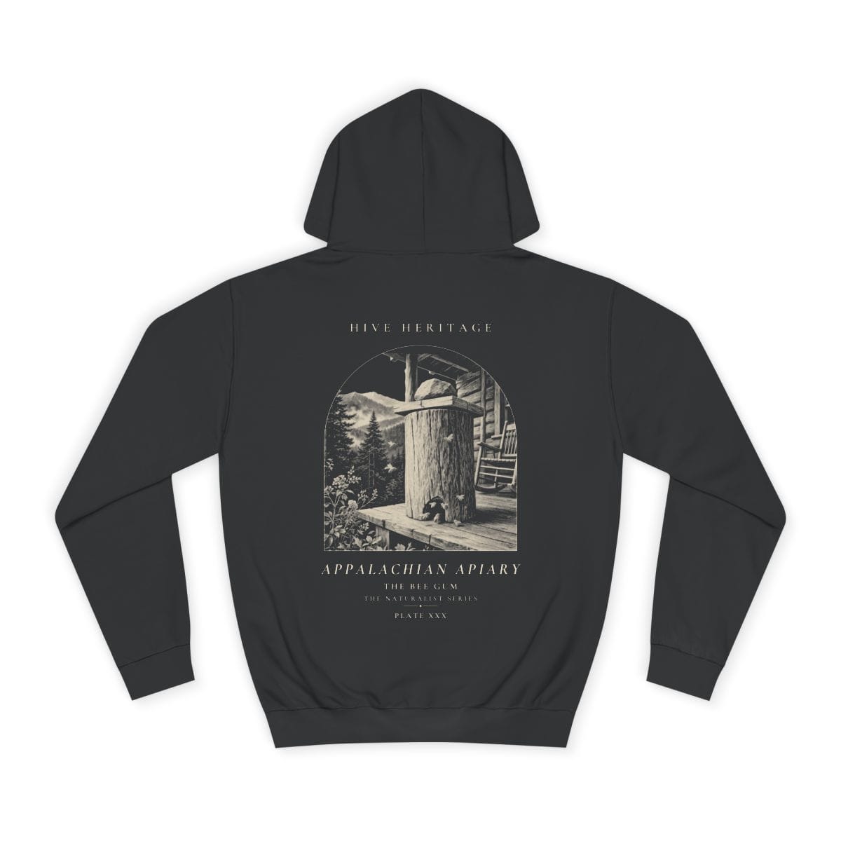 The Bee Gum - Naturalist Heavyweight Hoodie · Jet Black / S