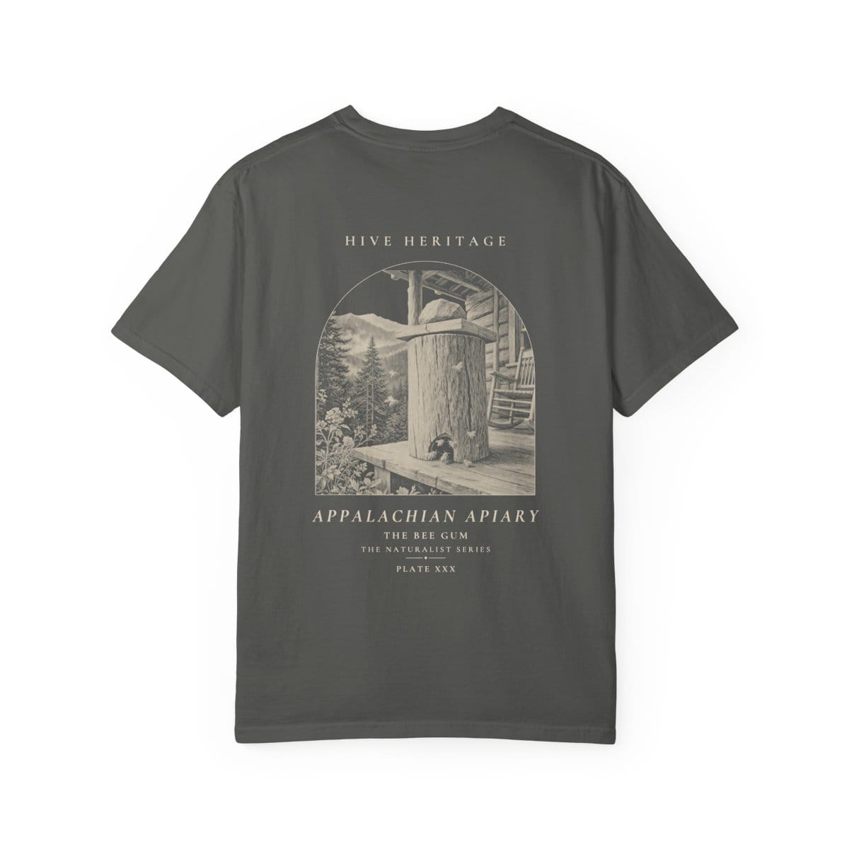 The Bee Gum - Naturalist Heavyweight T-Shirt in Pepper