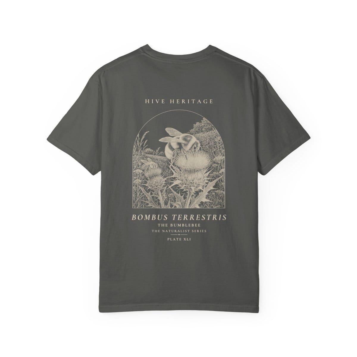 The Bumblebee - Naturalist Heavyweight T-Shirt in Pepper