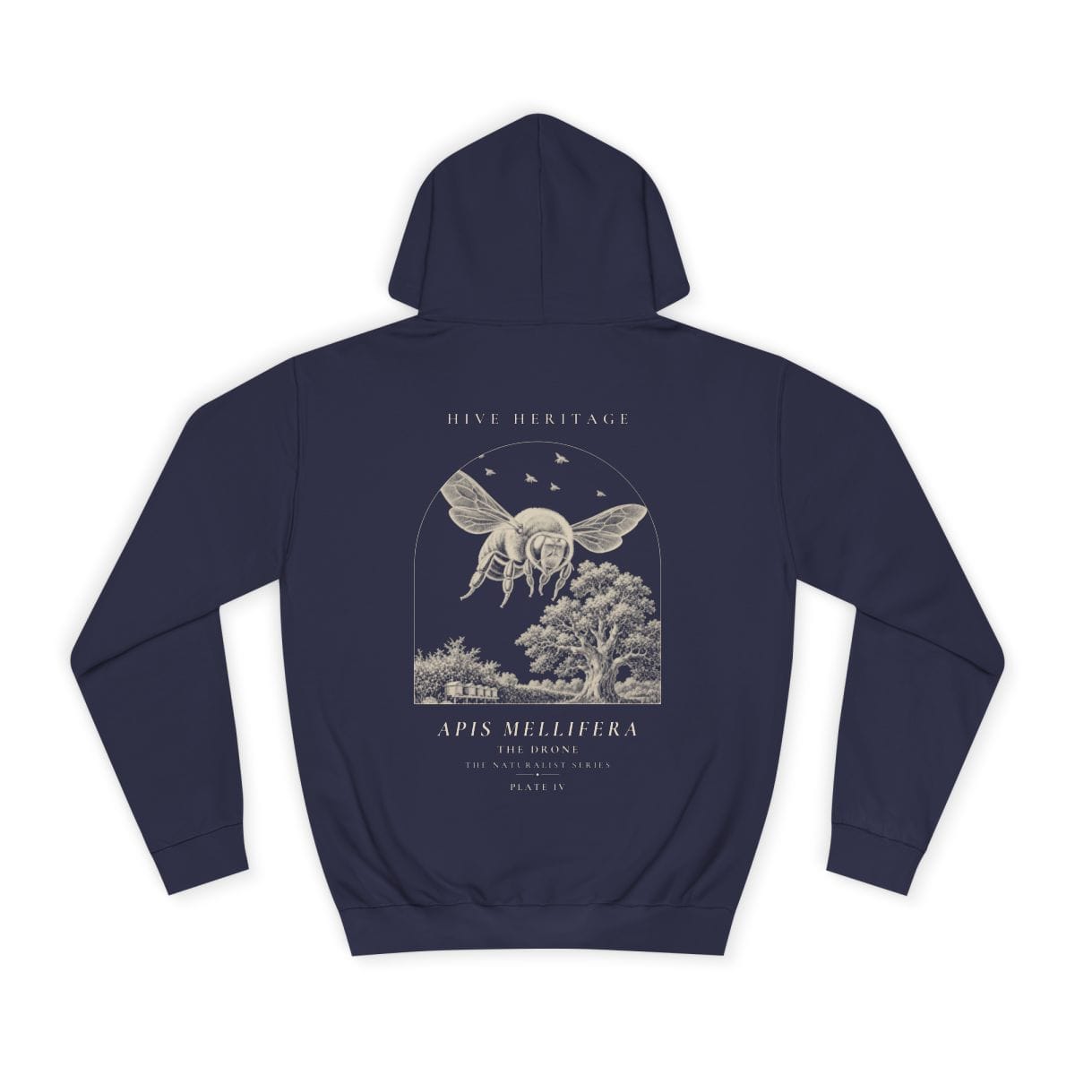 The Drone - Naturalist Heavyweight Hoodie in Oxford Navy