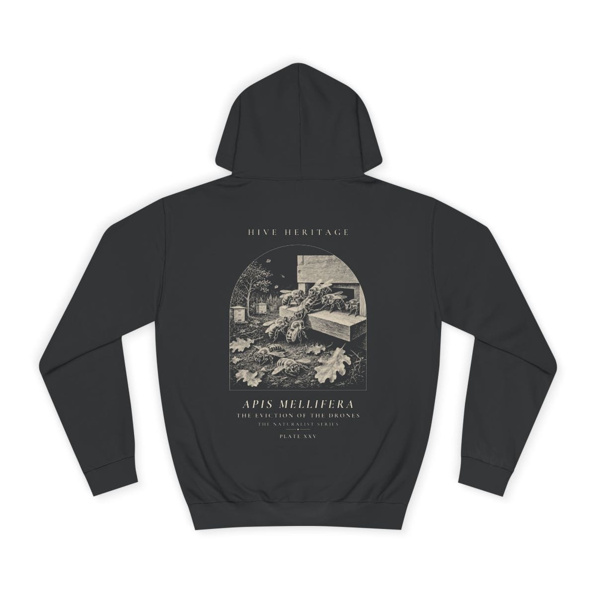 The Eviction of the Drones - Naturalist Heavyweight Hoodie · Jet Black / S