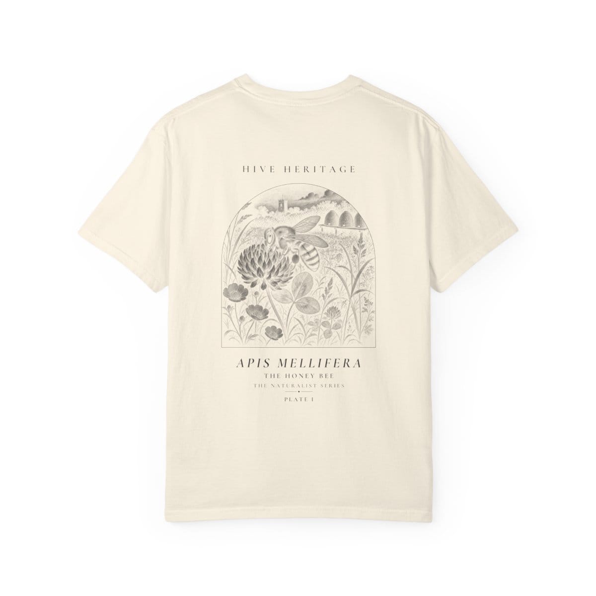 The Honey Bee - Naturalist Heavyweight T-Shirt in Ivory