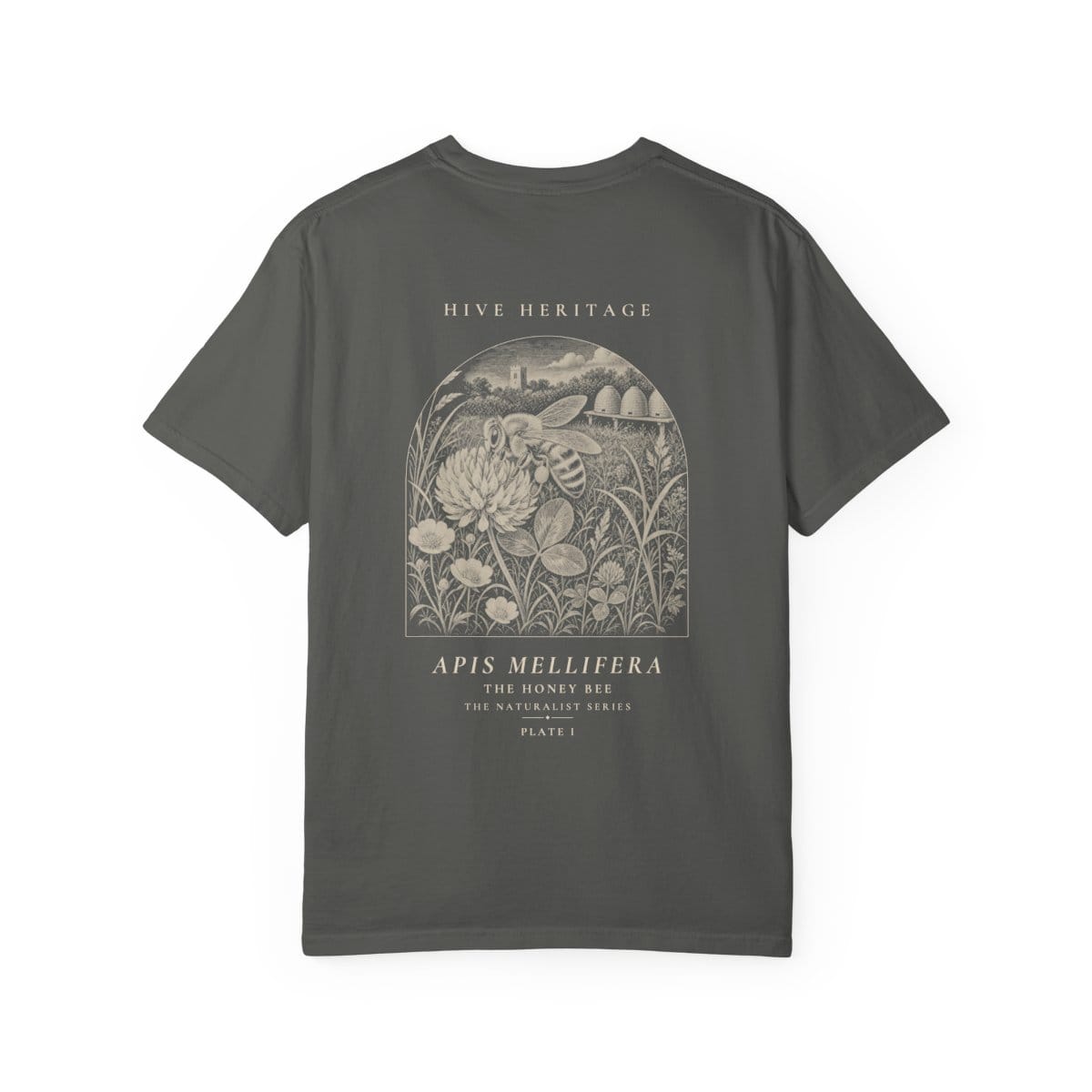 The Honey Bee - Naturalist Heavyweight T-Shirt in Pepper