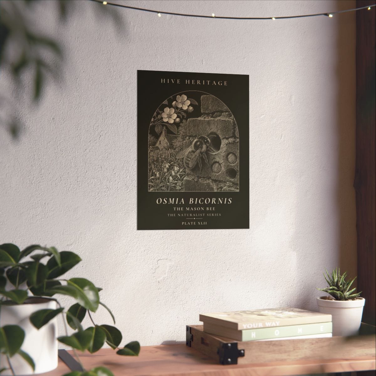 The Mason Bee Naturalist Print