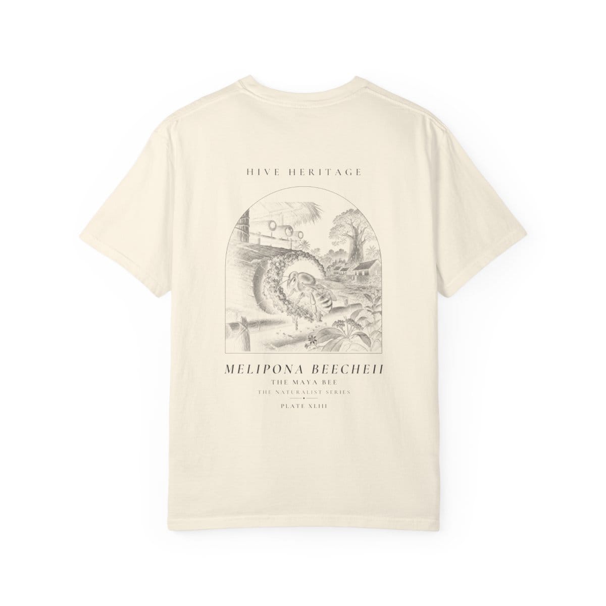 The Maya Bee - Naturalist Heavyweight T-Shirt in Ivory