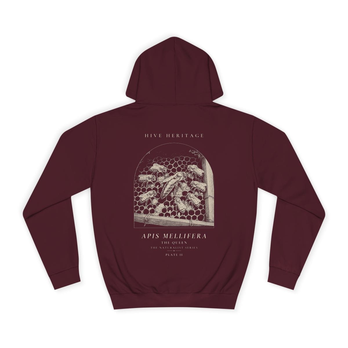 The Queen - Naturalist Heavyweight Hoodie in Burgundy
