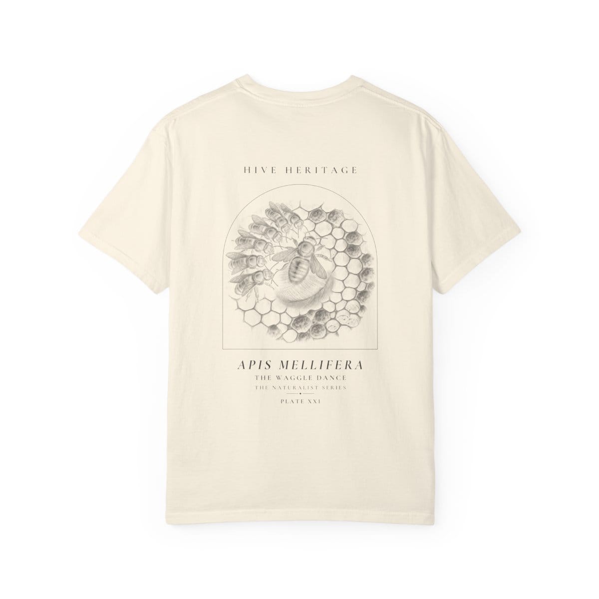 The Waggle Dance - Naturalist Heavyweight T-Shirt in Ivory