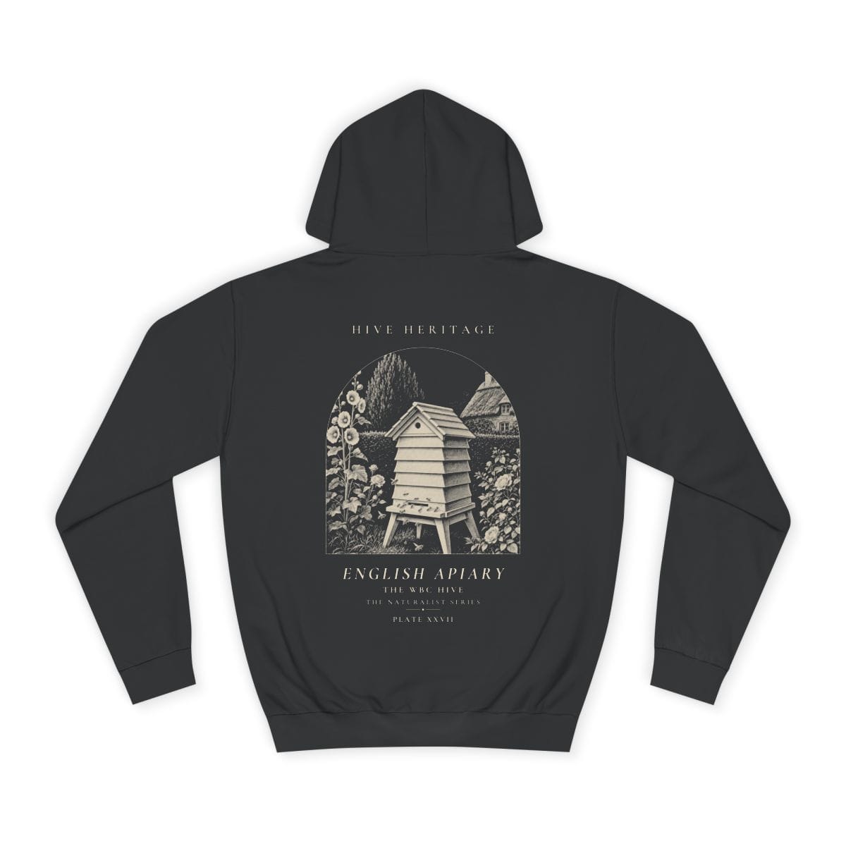 The WBC Hive - Naturalist Heavyweight Hoodie in Jet Black