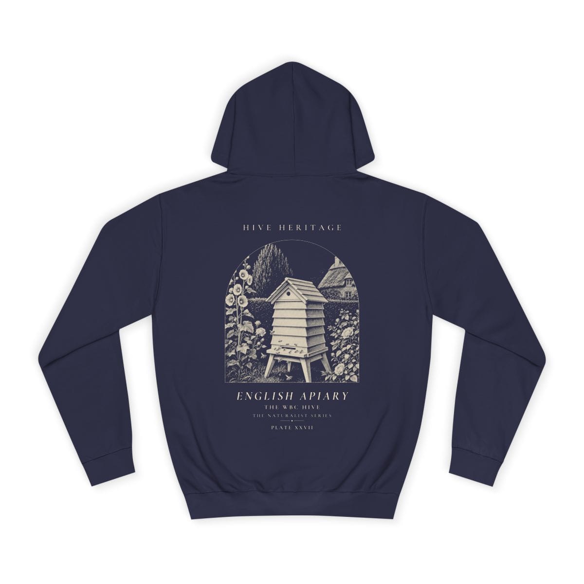 The WBC Hive - Naturalist Heavyweight Hoodie in Oxford Navy
