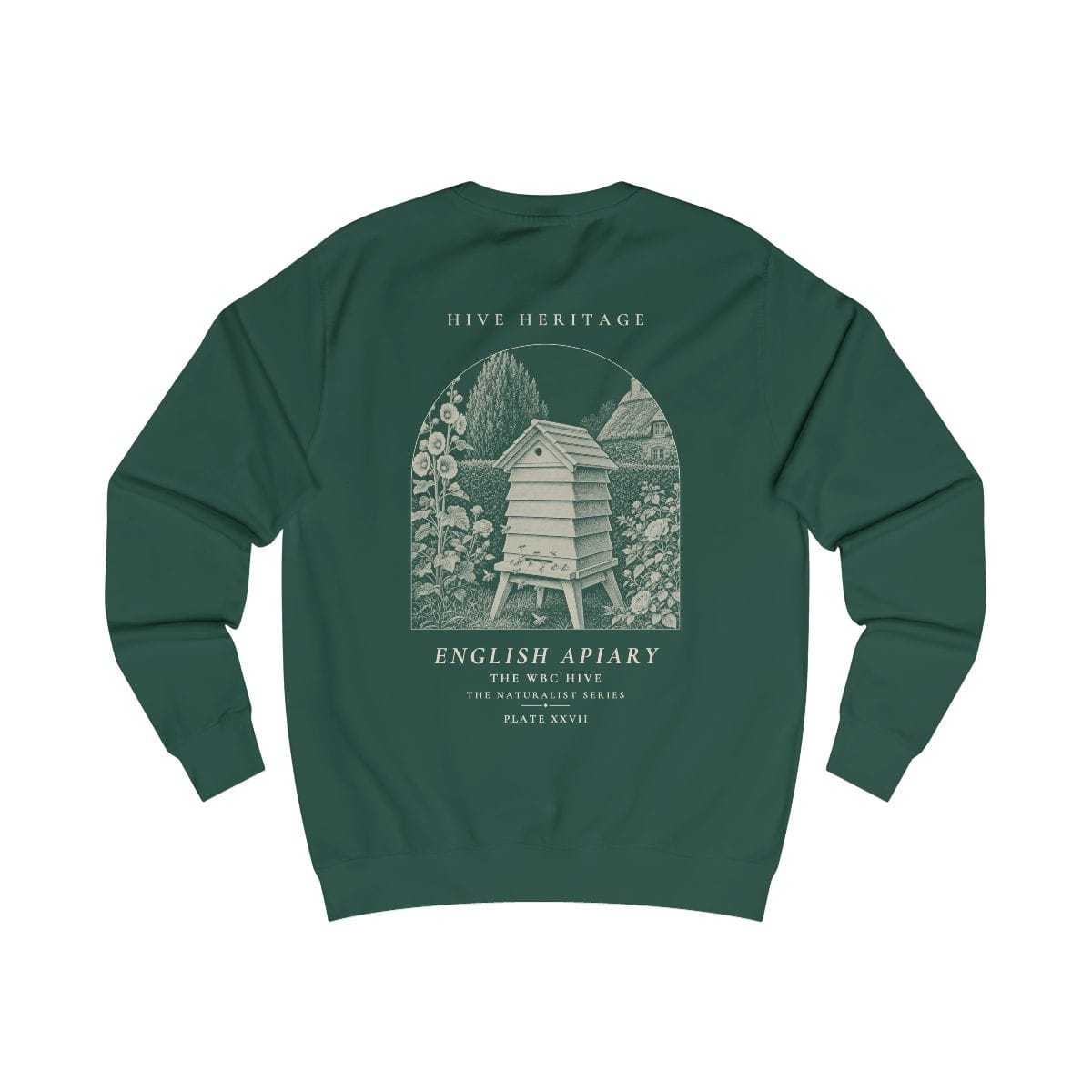 The WBC Hive - Naturalist Crew Sweatshirt in Bottle Green
