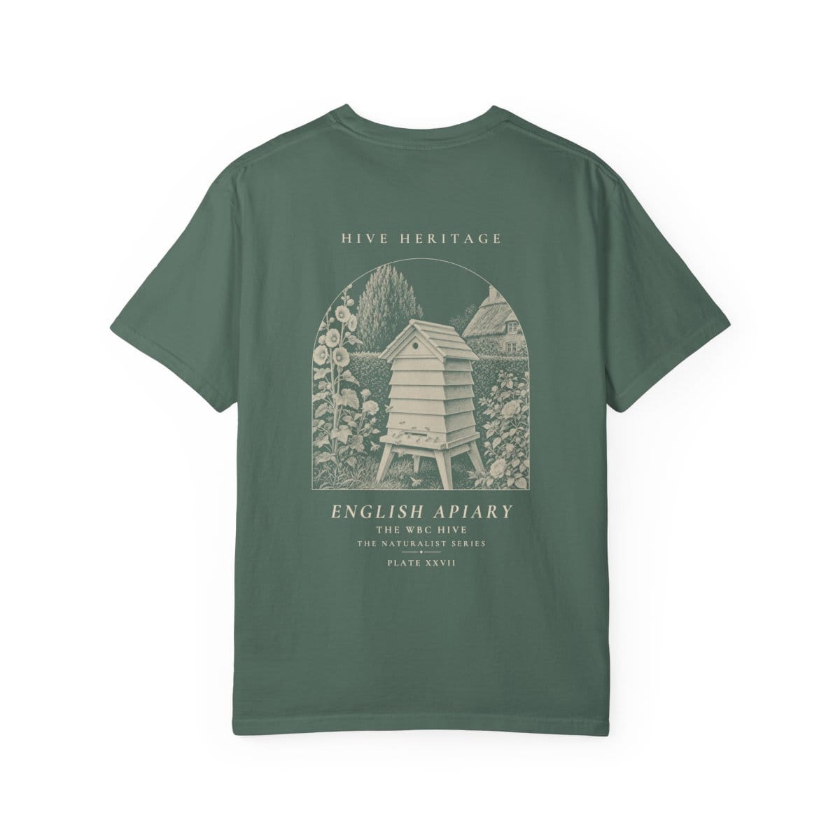 The WBC Hive - Naturalist Heavyweight T-Shirt in Blue Spruce