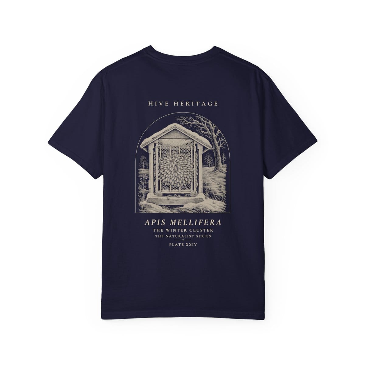 The Winter Cluster - Naturalist Heavyweight T-Shirt in True Navy