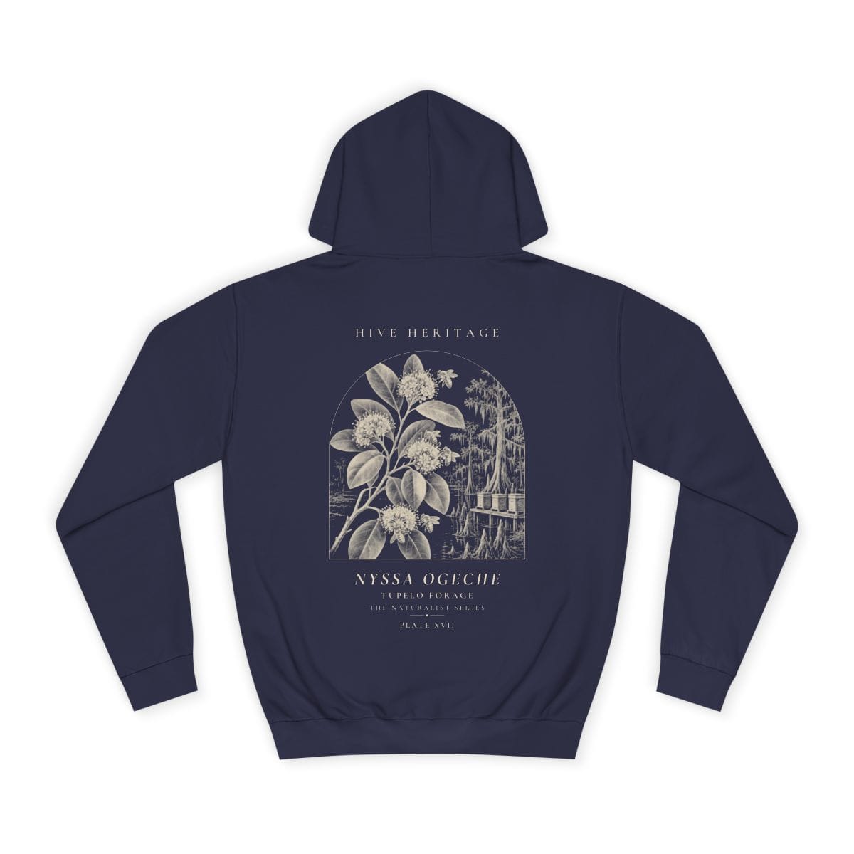 Tupelo Forage - Naturalist Heavyweight Hoodie in Oxford Navy