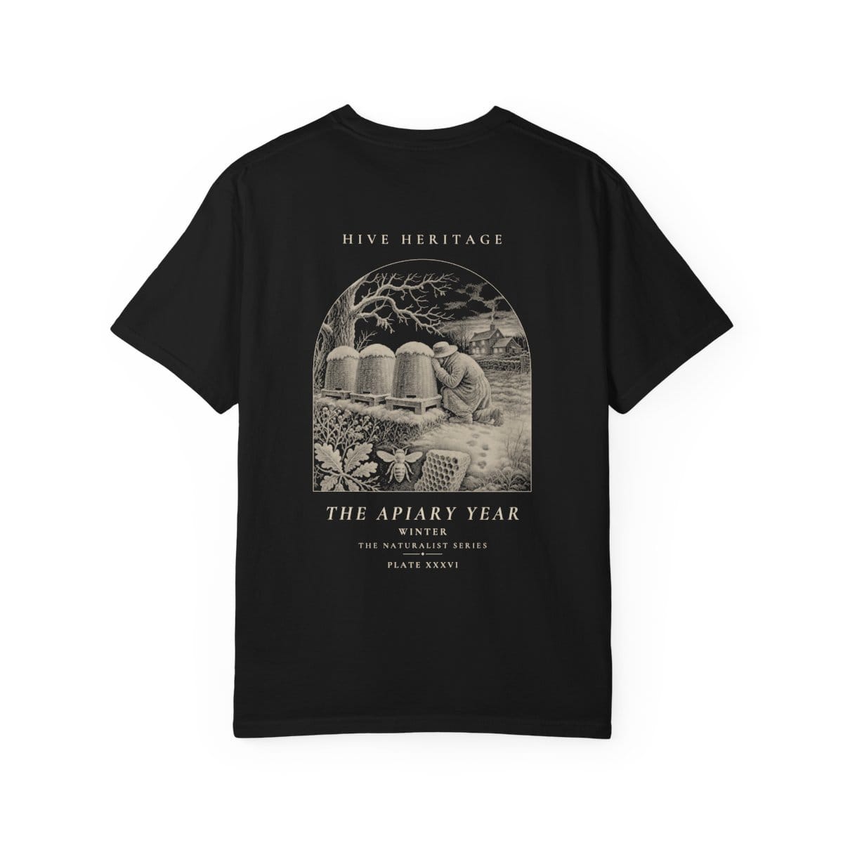 Winter - Naturalist Heavyweight T-Shirt in Black