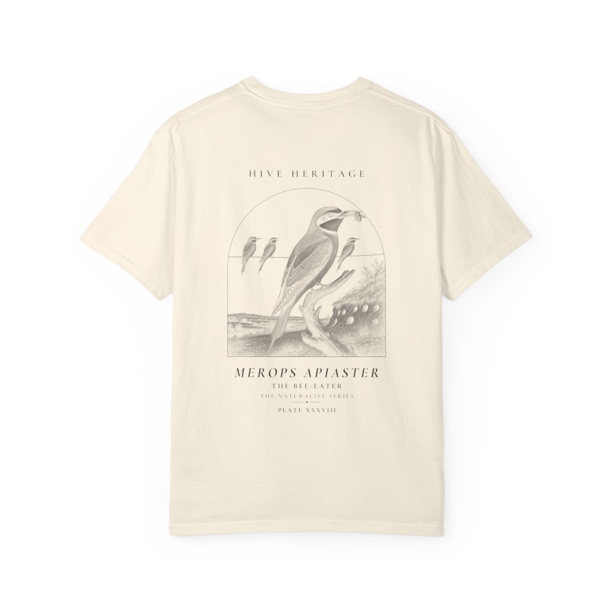The Bee-Eater - Naturalist Heavyweight T-Shirt in Ivory