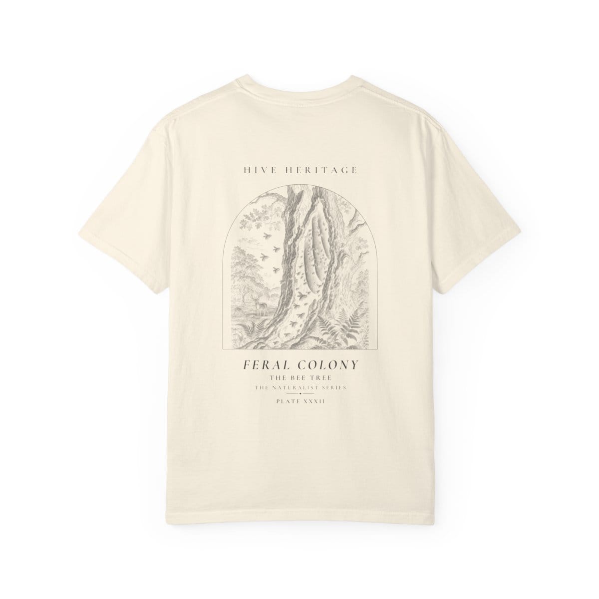 The Bee Tree - Naturalist Heavyweight T-Shirt in Ivory