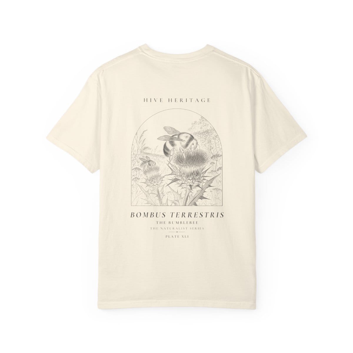 The Bumblebee - Naturalist Heavyweight T-Shirt in Ivory