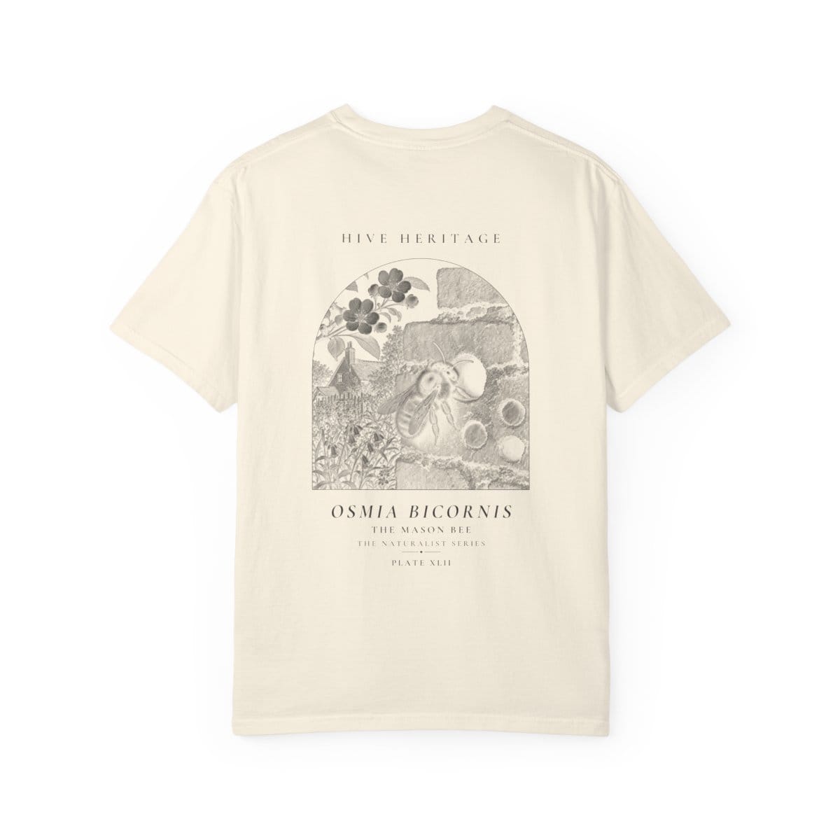 The Mason Bee - Naturalist Heavyweight T-Shirt in Ivory