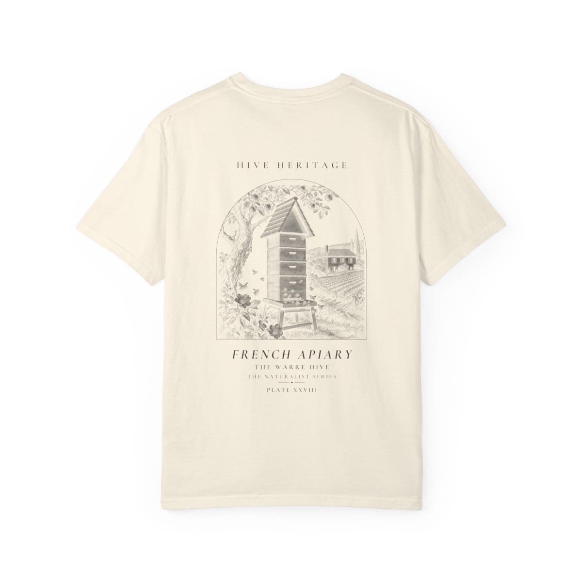 The Warre Hive - Naturalist Heavyweight T-Shirt in Ivory