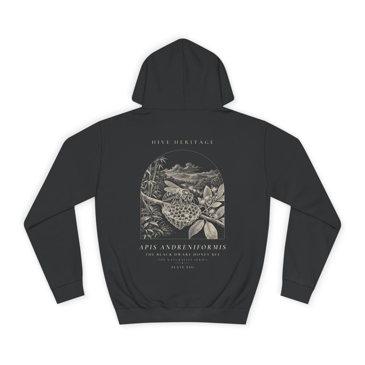 The Black Dwarf Honey Bee - Naturalist Heavyweight Hoodie