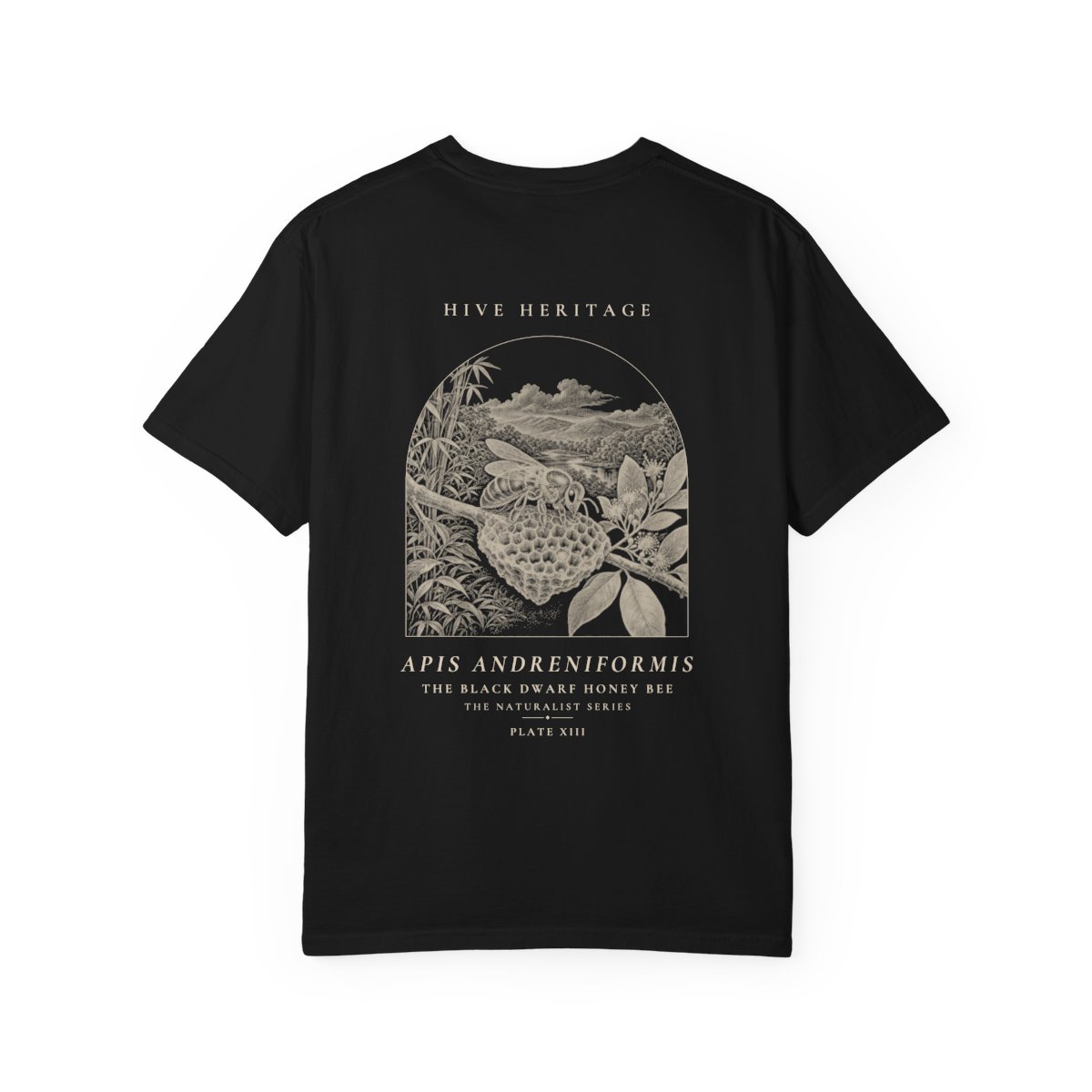 The Black Dwarf Honey Bee - Naturalist Heavyweight T-Shirt