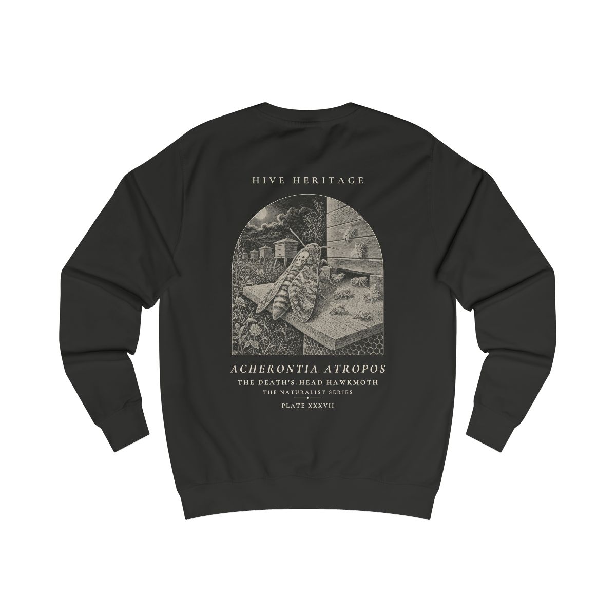 The Death's-Head Hawkmoth - Naturalist Crew Sweatshirt