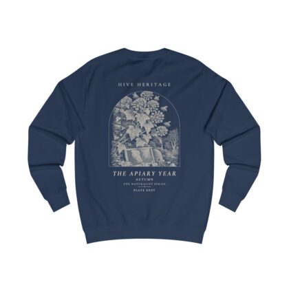 Autumn - Naturalist Crew Sweatshirt in Oxford Navy