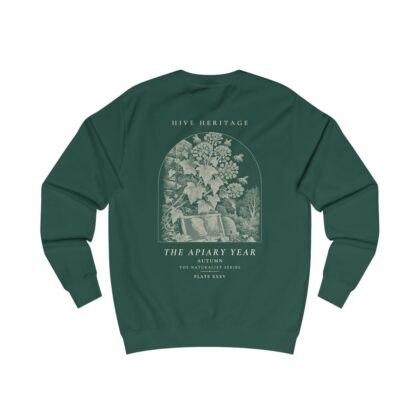 Autumn - Naturalist Crew Sweatshirt in Bottle Green