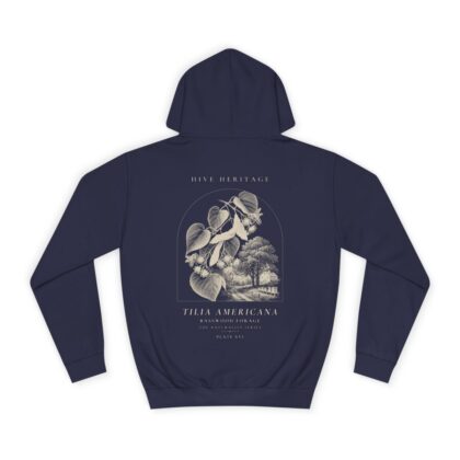 Basswood Forage - Naturalist Heavyweight Hoodie in Oxford Navy