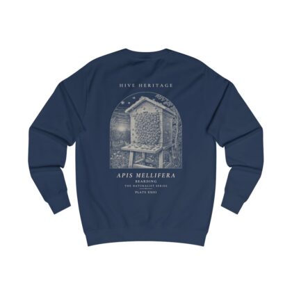 Bearding - Naturalist Crew Sweatshirt in Oxford Navy