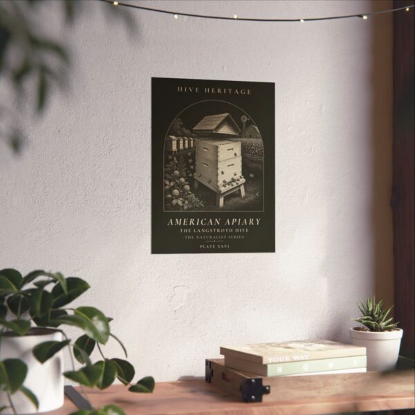 The Langstroth Hive Naturalist Print