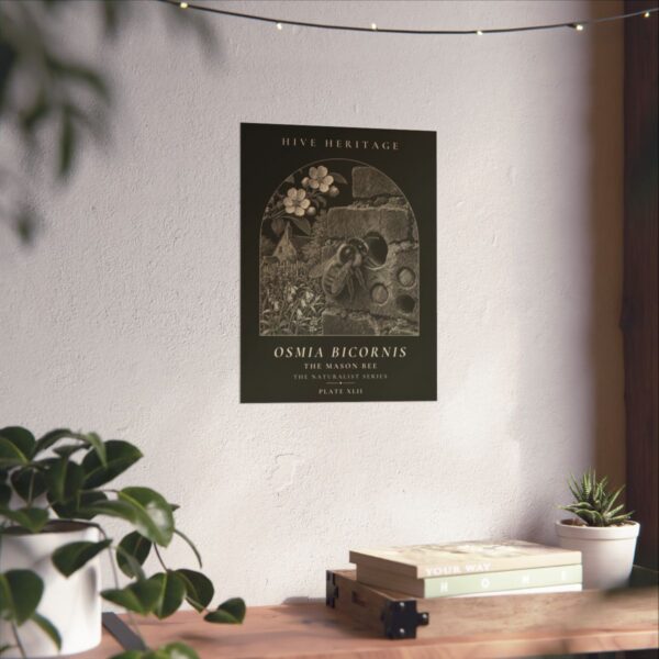 The Mason Bee Naturalist Print
